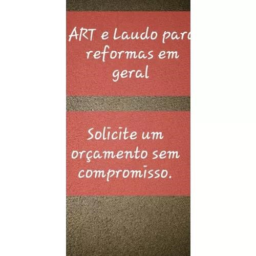Laudo ART / ART para obras e servicos na Vila Leopoldina